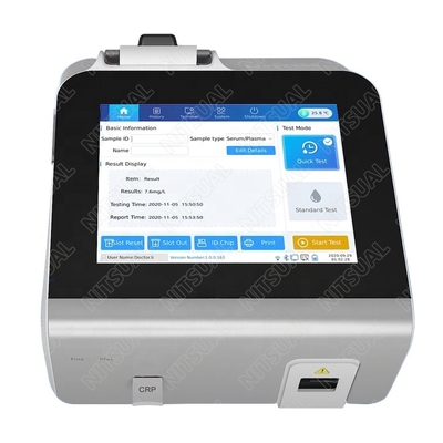 POCT Immunofluorescence Immunoassay Analyzer Hormone Analyzer Machine CRP HbA1c Quantitative Analyzer Fia Meter Plus Supplier ND33